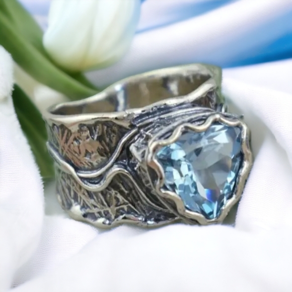 Gemstone bohemian ring - Picture 4 of 9
